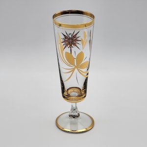 Communion stemmed glass, confirmation, French chalice glass, communion souvenir, vintage, from the 50s