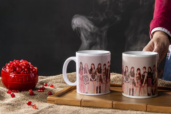 Twice Kpop Music Band Printed Coffee Cup For Fans Gift Ideas Etsy