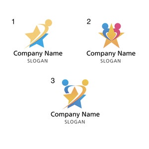 Supporto Insieme Template Logo, Logo di supporto, Logo modello, Pacchetto branding Business Design, Logo Personalizzato Logo Premade