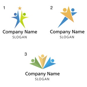 Logotipo de plantilla de soporte, logotipo de soporte, logotipo de plantilla, paquete de marca empresarial de diseño, logotipo personalizado prefabricado