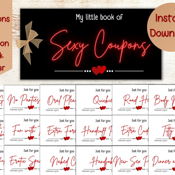 Sexy Coupons Printable - Etsy