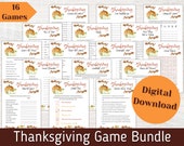 Thanksgiving Game Bundle, Fun Thanksgiving Games, Office Thanksgiving Games, Thanksgiving Trivia, Gratitude Games.