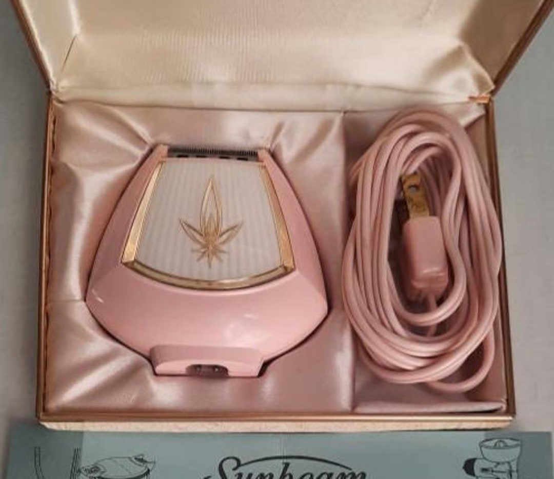 Pink Electric Ladies Razor, Sunbeam Ladies Shaver, 60s Nostalgia, MCM ...