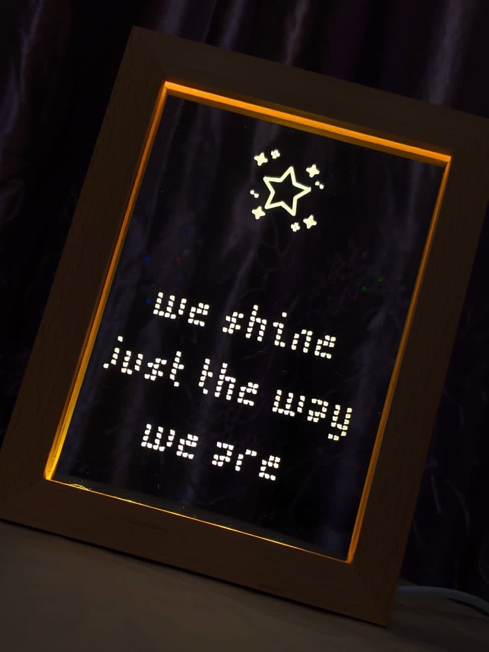 BTS Mikrokosmos Lyrics Mood Light gerahmte Schreibtischlampe | Etsy
