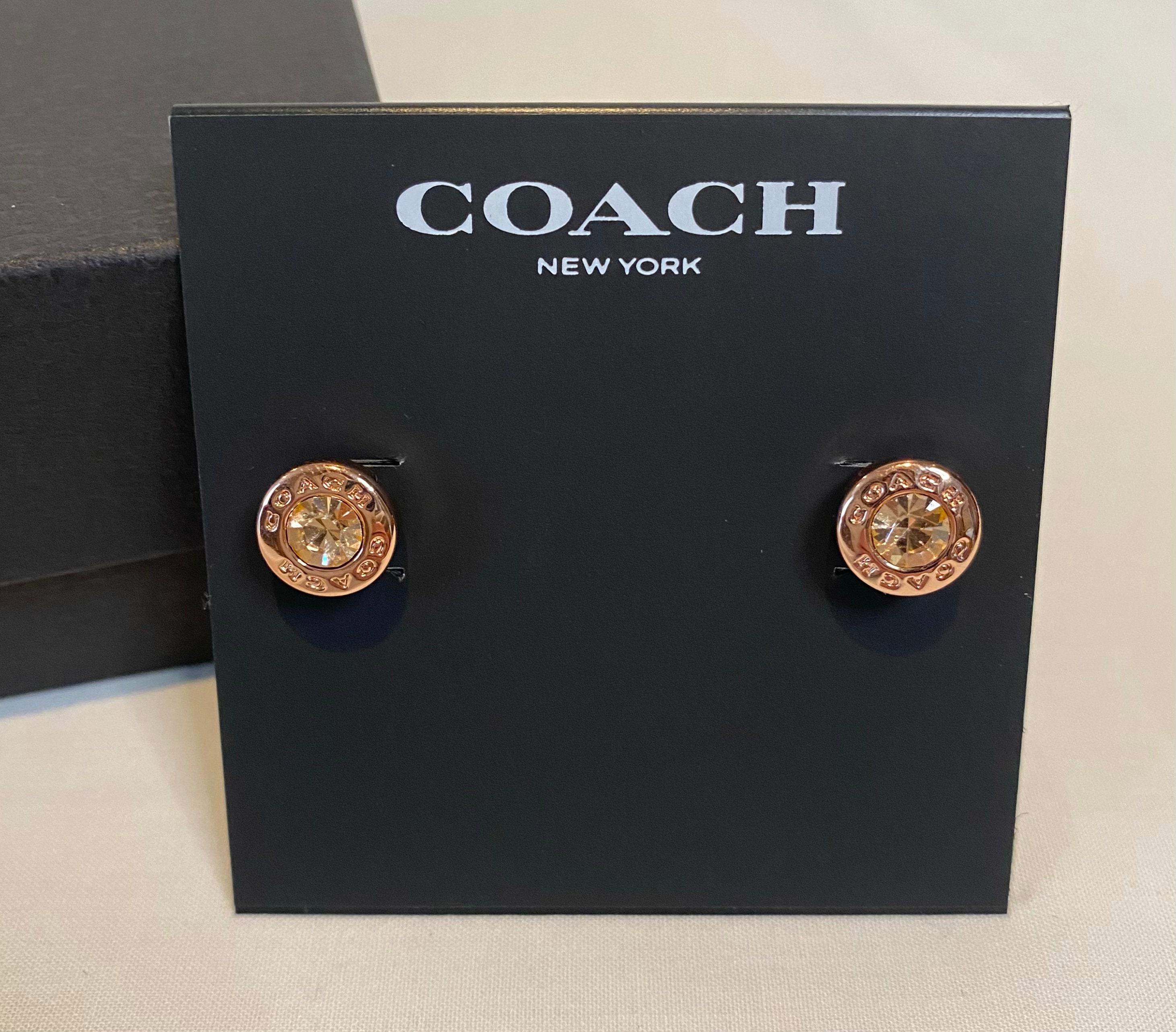 Coach Stud Earrings - Etsy