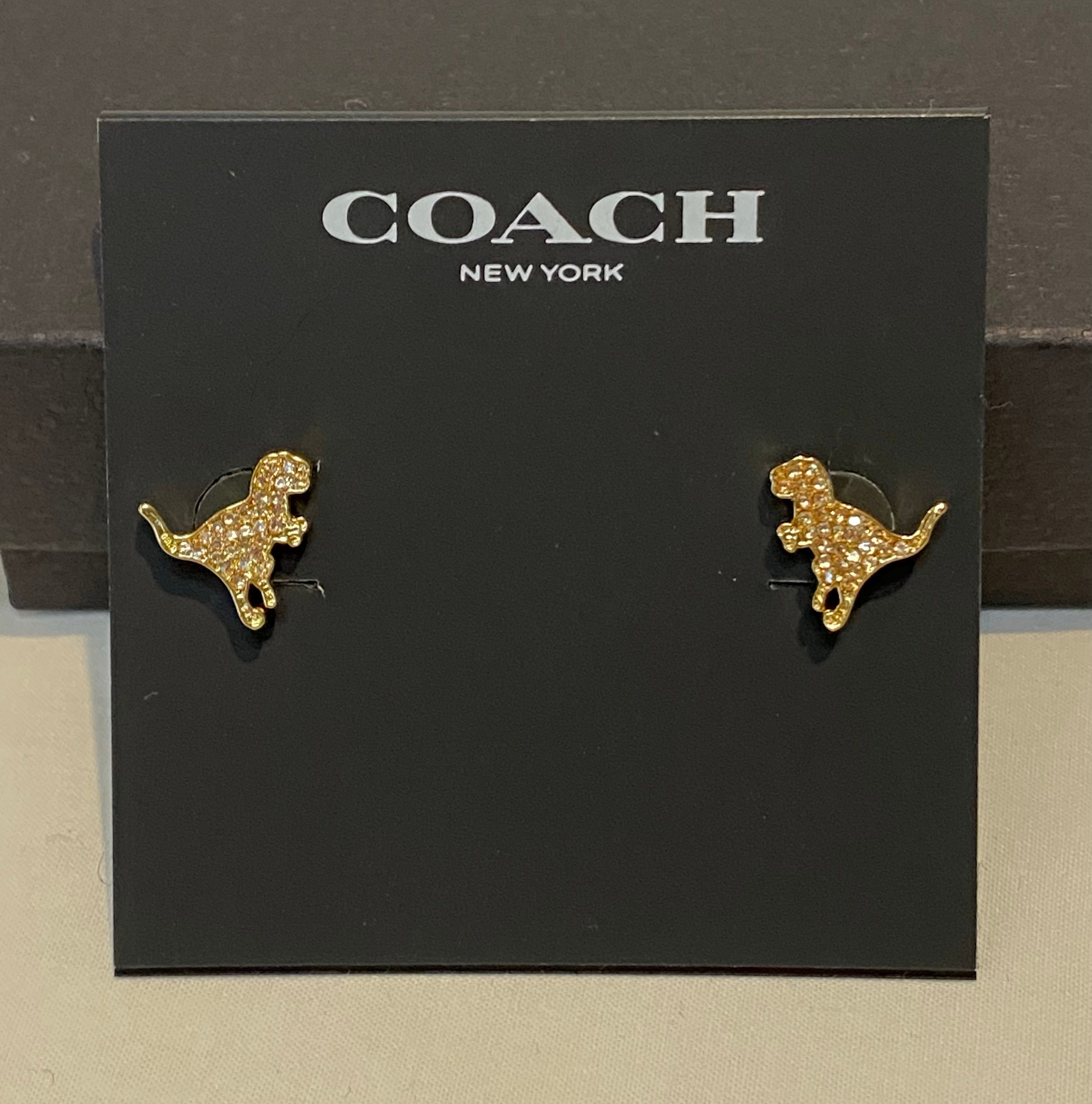 Coach, Accessories, Coach Fragrance Glitter Rexy Dinosaur Keychain Charm