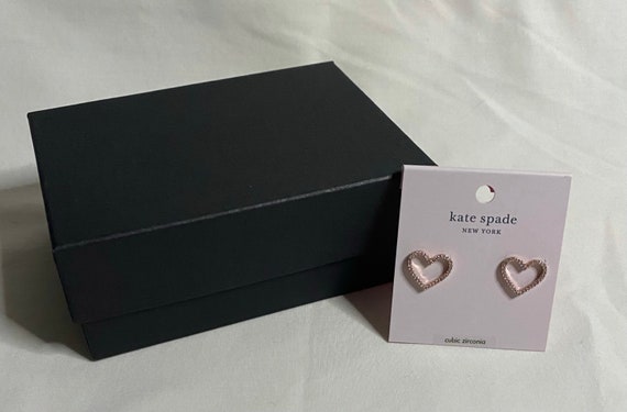 女子力UP☆ピアス kate spade super stone heart drop earrings 女子力UP☆ピアス kate spade super stone heart drop earrings
