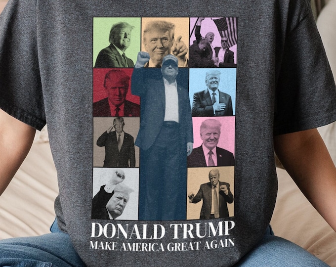 Donald Trump Eras Tour 2024 Shirt - Trump Republican Gift Tee - Trump Election 2024 T-Shirt - Trendy Trump Tshirt