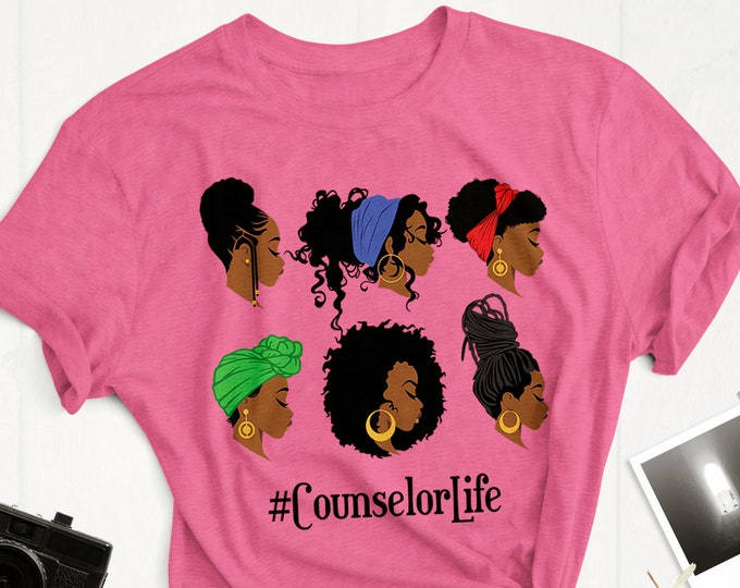 Counselor Life Shirt, Black Counselor Shirt, School Counselor Shirt