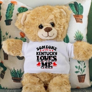 Someone in Kentucky Loves Me Teddy Bear - Baby Shower Gift - Long Distance Gift