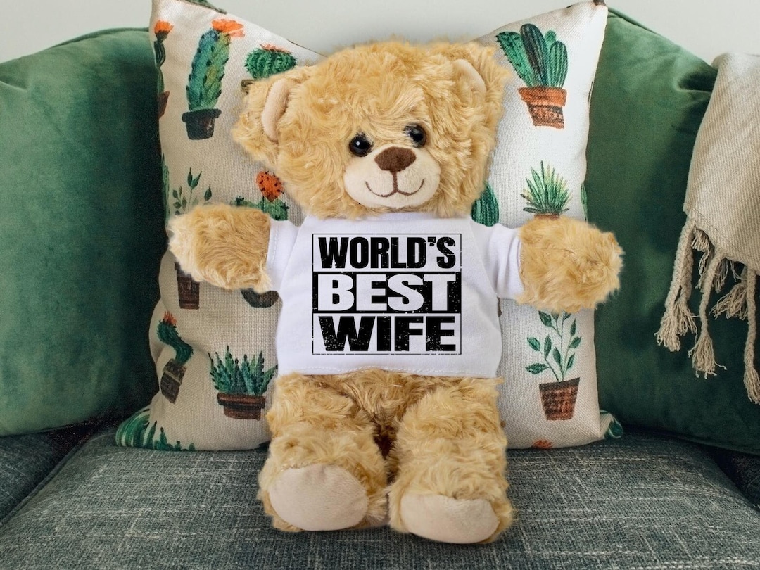 Buy World s Best Wife Teddy Bear Funny Gift for Wife Unique
