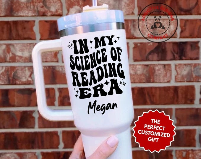 Personalized SOR Tumbler, In My Science of Reading Era Custom 40oz Tumbler, Literacy Mug, Phonics Gift, Educator Cup