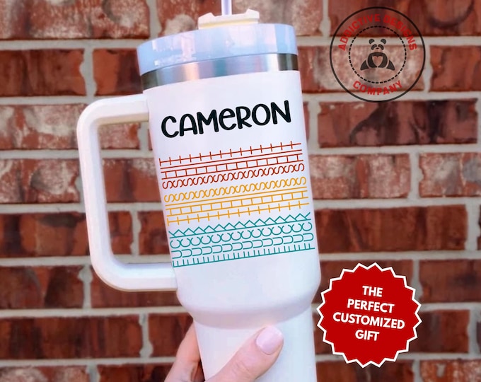 Personalized Retro Hidden Message Tumbler, Custom Fuck This Shit 40oz Tumbler, Funny Sarcastic Gift, Secret Message Mug, Vintage Style Cup