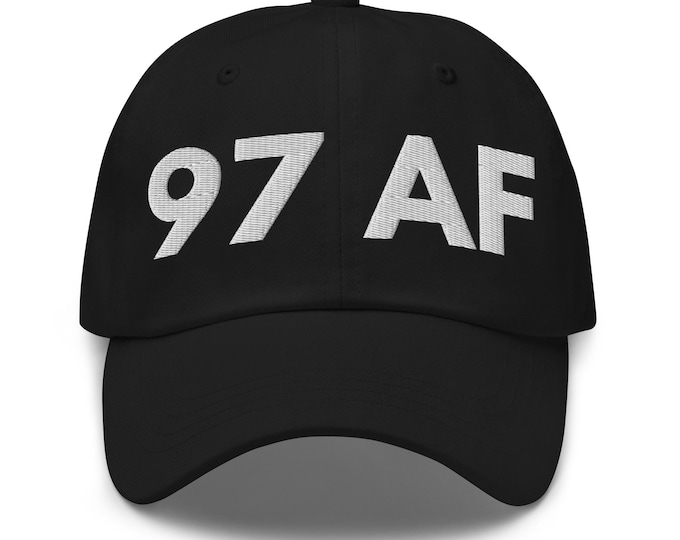 97 AF Hat, Funny Birthday Hat for 97th Birthday, 97th B-day Birth Year Cap