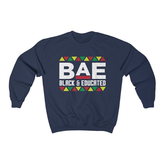 Black and sales educated sweatshirt