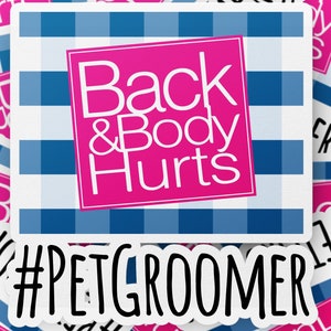 Pet Groomer Sticker, Pet Sticker, Dog Owner Gift, Dog Lover Gift, Pet Groomer Gifts, Fur Parent Gifts, Pet Lover Gift, Dog Decal