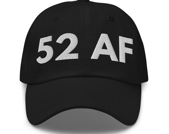 52 AF Hat, Funny Birthday Hat for 52nd Birthday, 52nd B-day Birth Year Cap