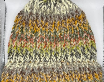Festive Fall Knit Hat