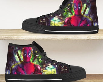 Deadpool shoes | Etsy