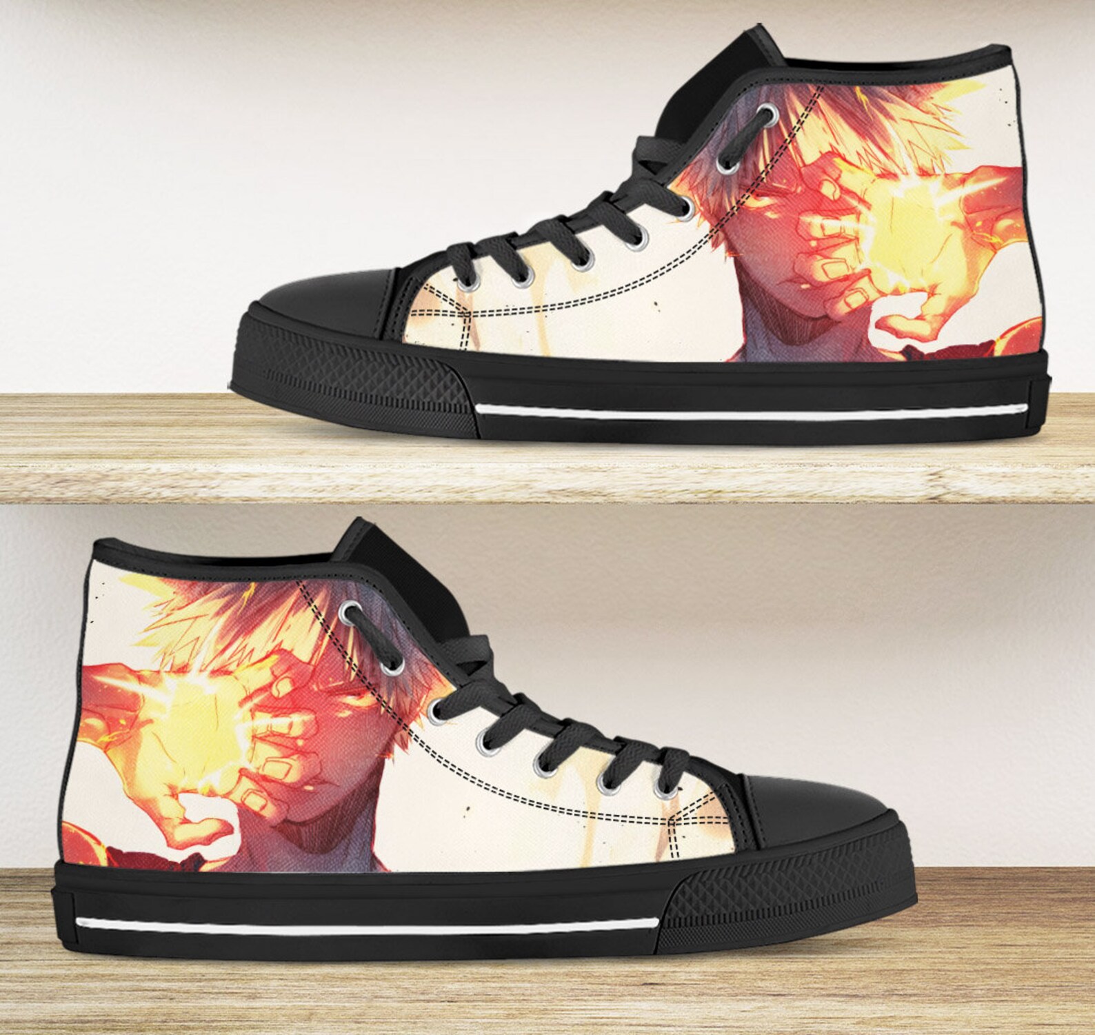 custom bakugou shoes
