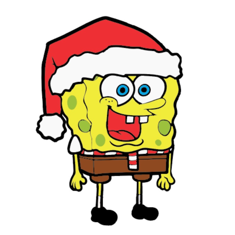 Download Spongebob Christmas Hat Cut File Spongebob SVG Dxf Png PDF ...