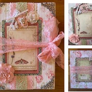 Journal indésirable journal fait à la main journal d’art couverture rigide scrapbooking idée unique livre cadeau