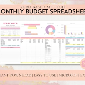 Monthly Budget Spreadsheet Excel Budget Dashboard Excel Spreadsheet Personal Budget Planner Finance Tracker Bill Calendar Google Sheets