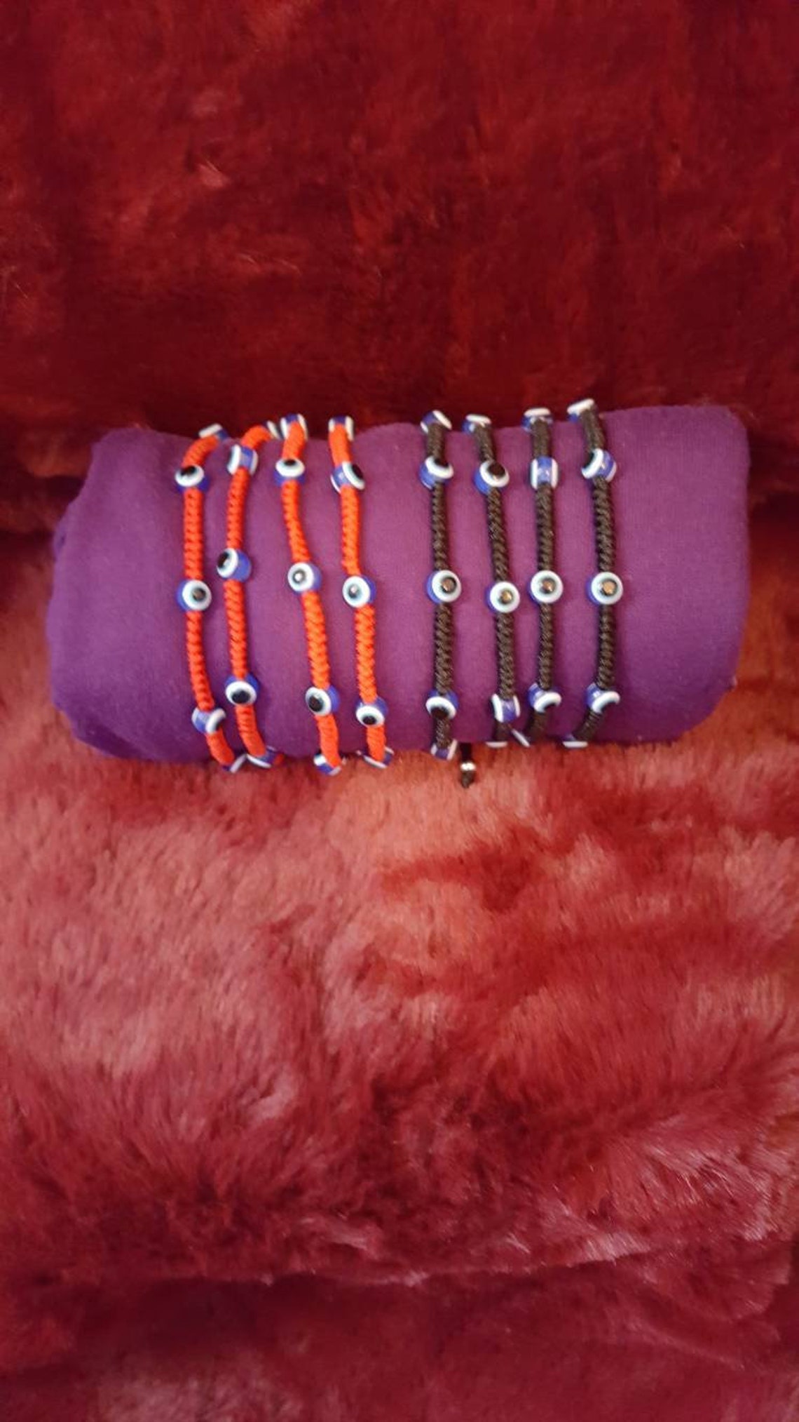 BLACK Evil Eye Bracelet mal De Ojo Protection Bracelet Etsy UK