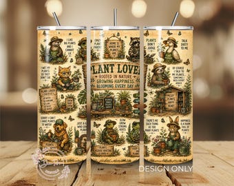 Plant Lover PNG-bekeromslag, bloementuin Cottagecore png-sublimatieontwerp, digitale download