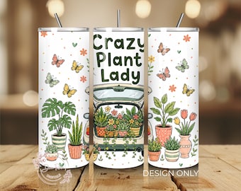 Crazy Plant Lady png-bekeromslag, grappige tuincactus moeder png-sublimatieontwerp, digitale download