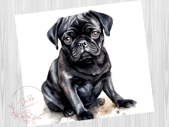 Pug Tumbler - Black Pug Pug Tumbler - Black Pug