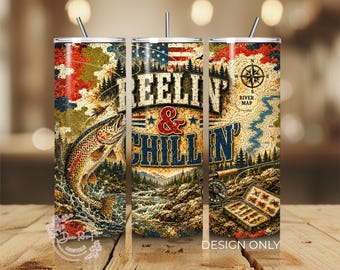 Vliegvissen PNG Tumbler Wrap, Fourth of July Camo PNG-sublimatieontwerp, digitale download