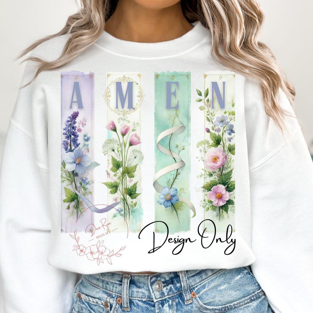 Christian Women PNG Design: Floral Bible Verse Sublimation Design ...