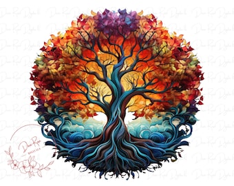 Celtic Tree of Life PNG: Viking Sublimation Design (Digital Download)