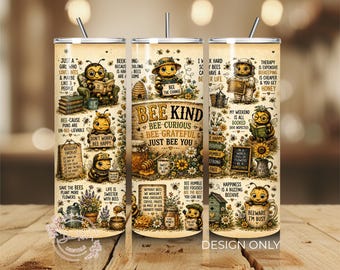 Honey Bee Kind PNG-bekeromslag, bijenteeltcitaten inspirerende png-sublimatieontwerp, digitale download