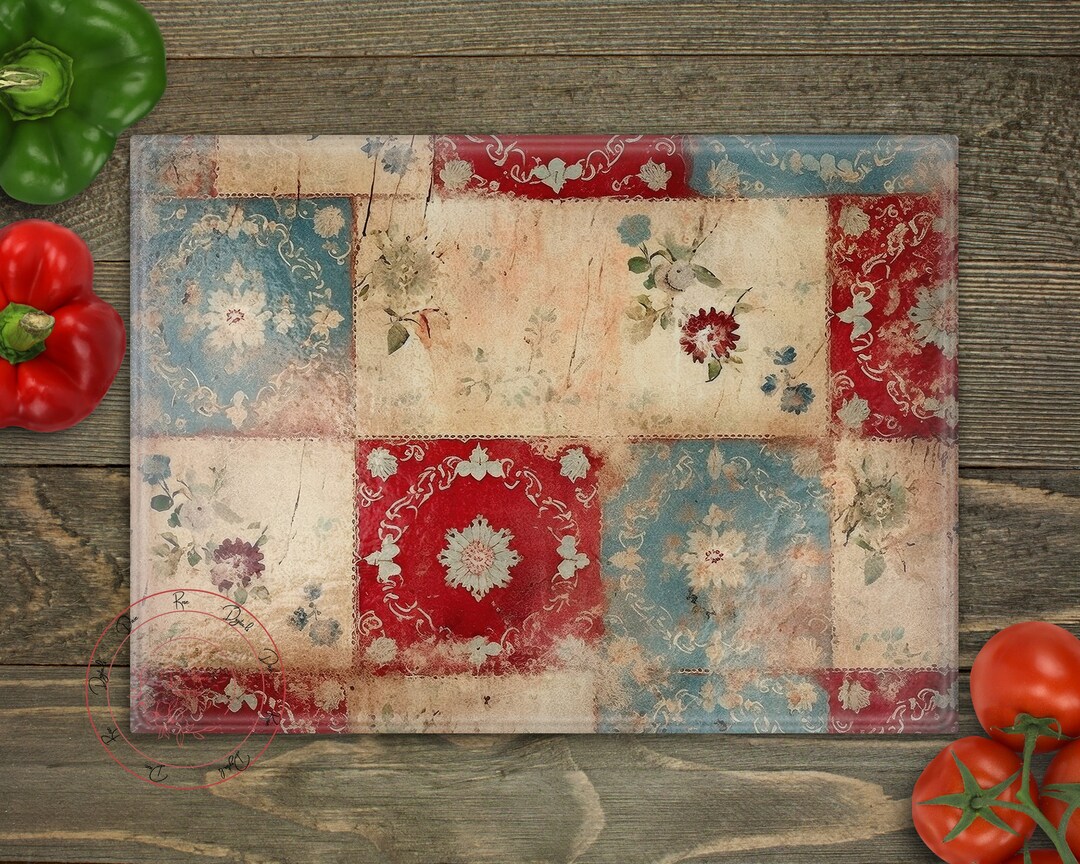 Christmas Cutting Board Design Download, Christmas Quilt Cutting Board PNG, Christmas Pattern