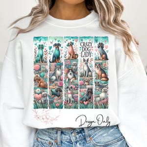 Crazy Dog Mom PNG Design, Funny Dog Mama PNG Files, Cute Dog Lover Sublimation PNG, Shirt Png, Trendy Dog Tshirt Digital png Download
