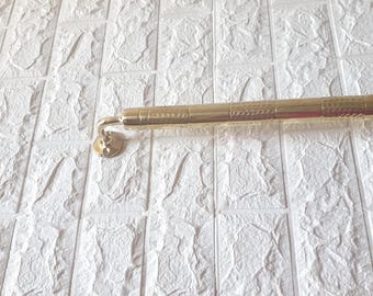 Hand Carved Moroccan Brass Towel Bar, Antique Bathroom Decor