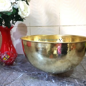 Moroccan Round sink wash basin, Vessel Bathroom Sink Faucet, Dropped in Sink - Kitchen Sink Basin, Vintage sink