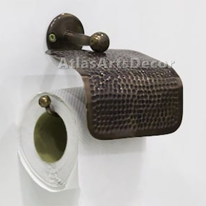 Conjunto de acessórios de banheiro com acabamento em pátina de latão, decoração de banheiro, saboneteira, lata de lixo, suporte de papel higiênico, suporte de toalha, anel de suporte de toalha