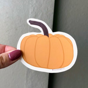 Pumpkin Vinyl Sticker