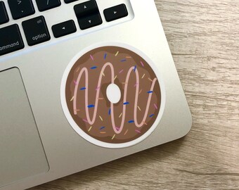 Donut Sticker, I DONUT Care Sticker, Donut Worry Sticker, Food Sticker