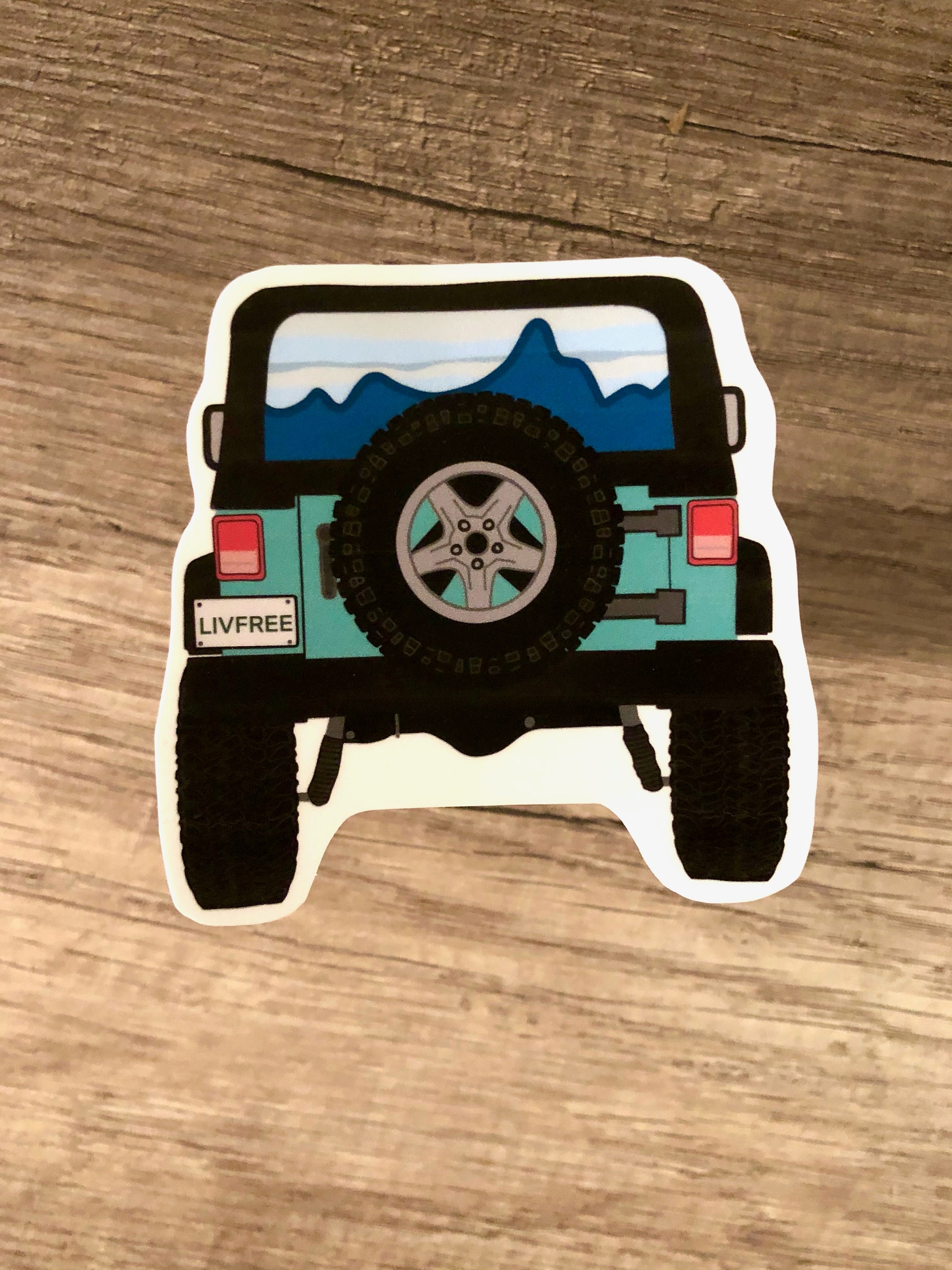 Jeep Sticker Jeep Wrangler Sticker Etsy
