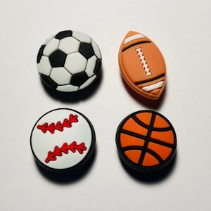 Shoe Charms Sports 4pc set