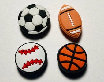 Shoe Charms Sports 4pc set