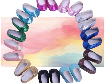 18” Doll Sparkle Dress Shoes