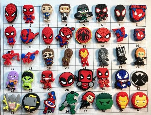 Spiderman Shoe Charms Shoe Charms for Kids and Adults Gwen Stacy Shoe  Charms Miles Morales Shoe Charms Shoe Charm Sets 