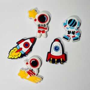 Encantos de zapatos Astronauta Espacio 5pc set