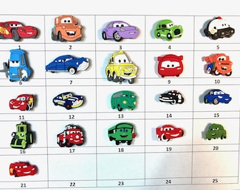 Shoe Charms - Cars  - Choose 1-21 - LISTING H