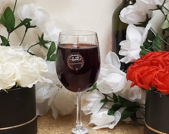 Glass of Wine Scented Candle